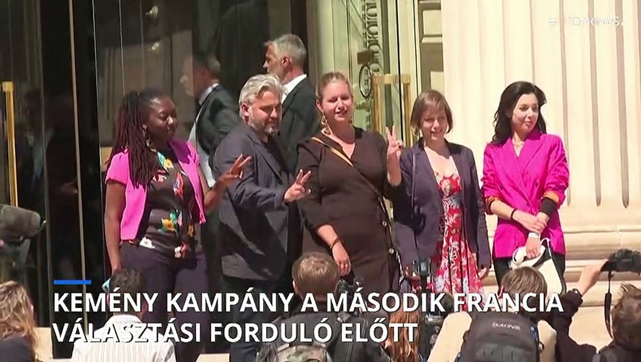 Kemény kampány zajlik Franciaországban a nemzetgyűlési választások második fordulója előtt