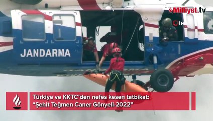 Türkiye ve KKTC’den nefes kesen tatbikat: “Şehit Teğmen Caner Gönyeli-2022”