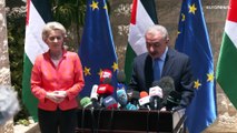 فون دير لاين تعلن استئناف الدعم المالي الأوروبي للفلسطينيين