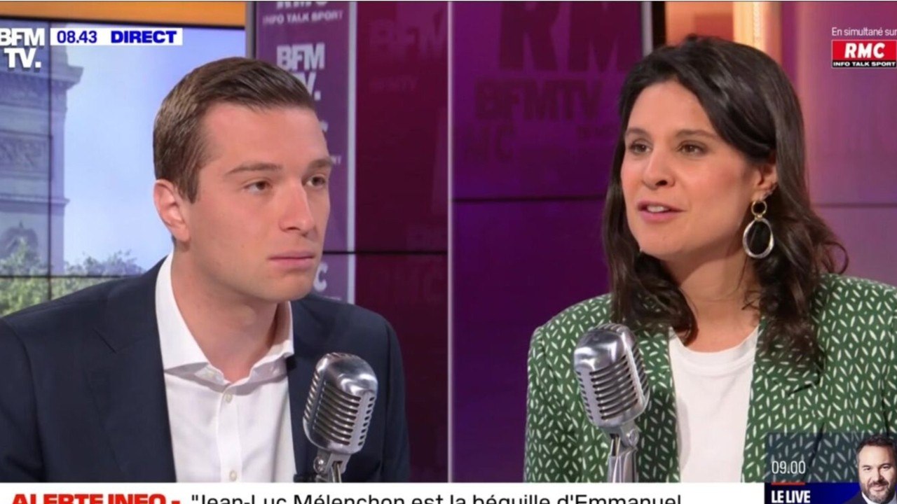 GALA VIDEO - “Mieux vaut tard que jamais, dis donc !” : Apolline de Malherbe s’esclaffe face à Jordan Bardella
