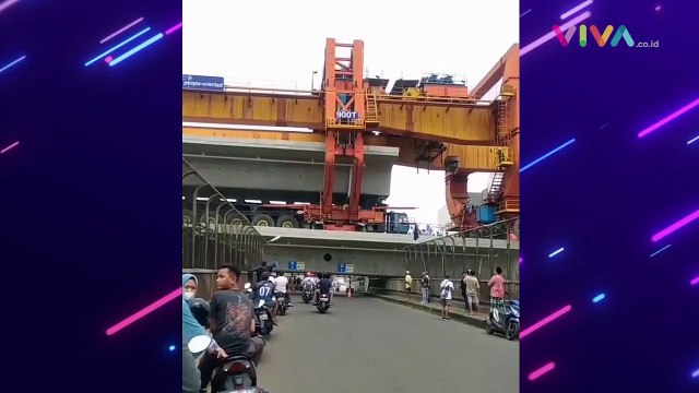 Hoaks Jalan Tol Becakayu Ambles, Ini Faktanya!