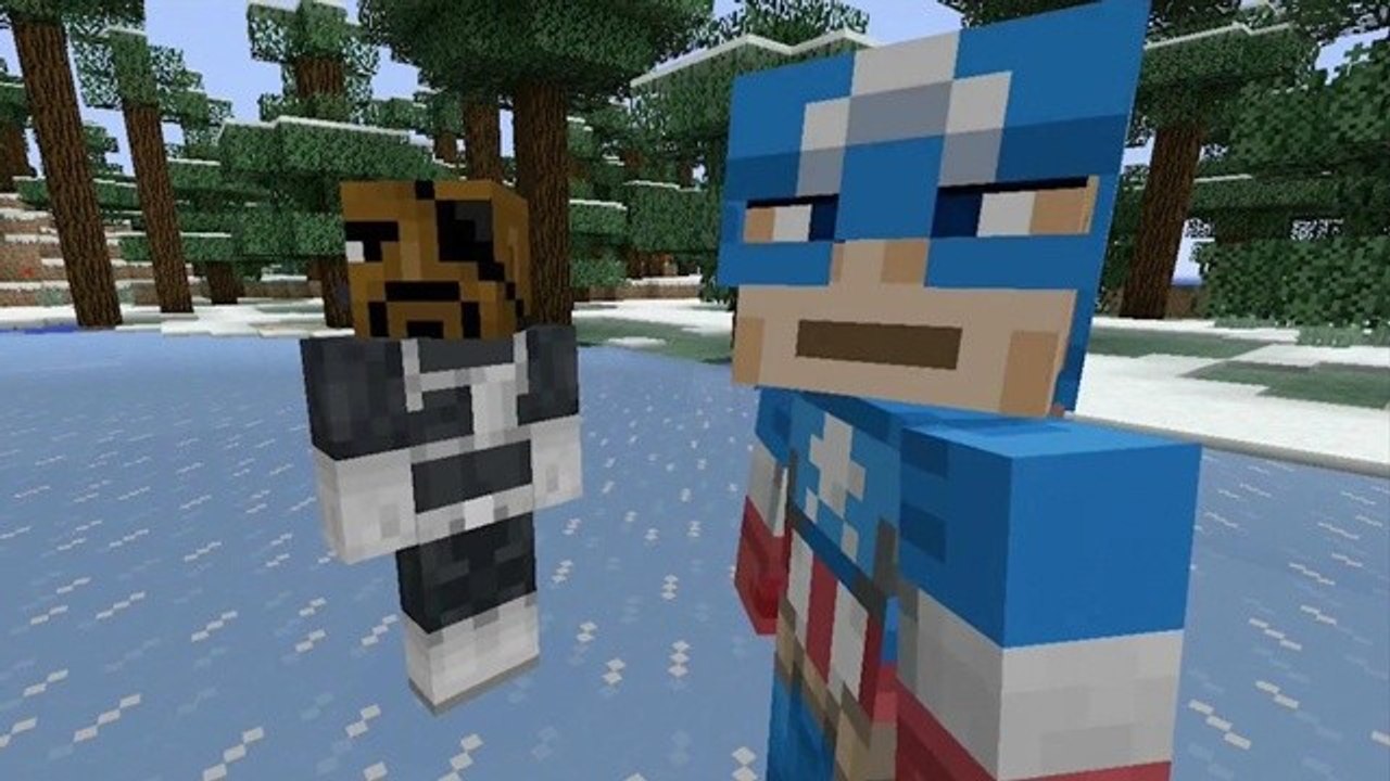 Minecraft - Ingame-Trailer: Marvel Avengers Skinpack