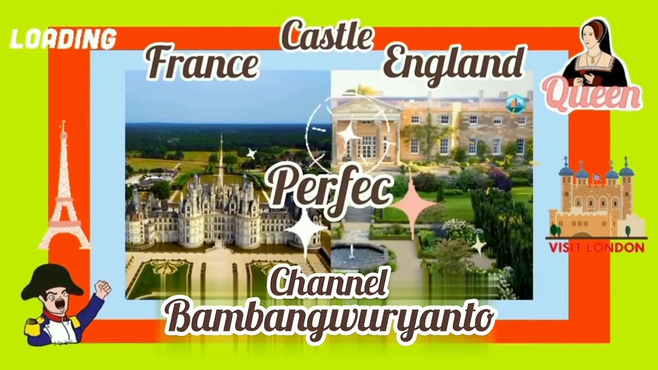 Kastil di francis vs kastil di inggris || castle in france vs castle in england