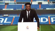 Presentación oficial de Tchouaméni como nuevo jugador del Real Madrid