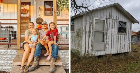 Aux États-Unis, un couple transforme un vieux cabanon en une maison sublime