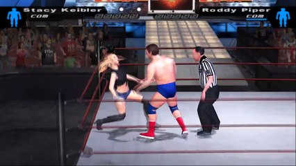 WWE SmackDown! Here Comes the Pain Stacy Keibler vs Roddy Piper