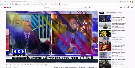 En asalto a taxi asesinan a una niña de 8 años en el centro de Tegucigalpa