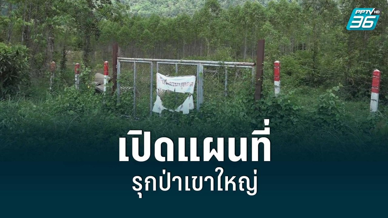 เปิดแผนที่รุกป่าเขาใหญ่  | เข้มข่าวใหญ่ | 14 มิ...