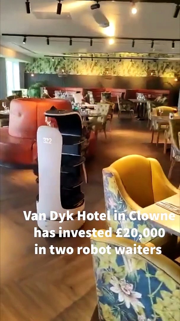Van Dyk Hotel Robot Waiters - video Dailymotion