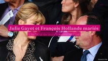 Julie Gayet et François Hollande mariés : l'identité de leurs témoins révélée