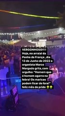 Comentário homofóbico proferido por Marco Morgado nos Santos Populares