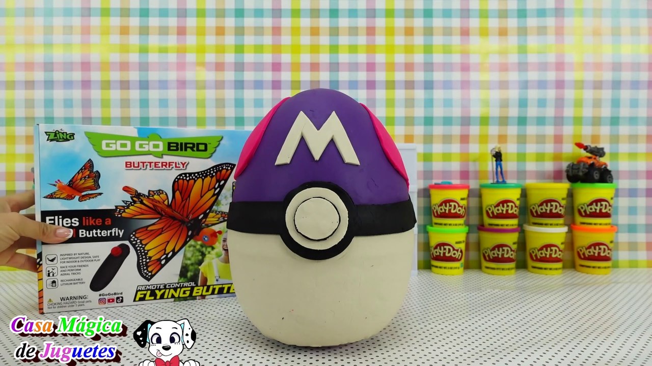 Huevo Gigante Sorpresa de Plastilina Play-doh de La Pokebola Maestra
