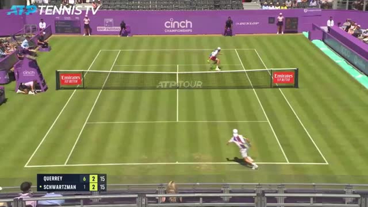Highlights: Querrey überrascht Schwartzman