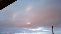 UFO or Blue Beam Over Cardiff Bay, Wales