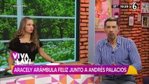 Aracely Arámbula completamente feliz junto a Andrés Palacios