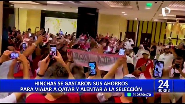 Hinchas peruanos se gastaron sus ahorros para viajar a Qatar y alentar a la Blanquirroja