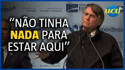 Bolsonaro diz que não leva jeito para presidência