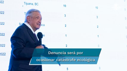 Gobierno federal  presentará una denuncia internacional contra Vulcan Materials