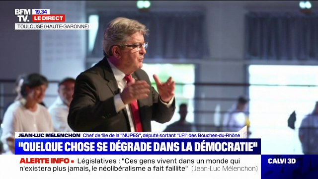 Jean-Luc Mélenchon: Le néolibéralisme a fait faillite, c'est un régime dangereux