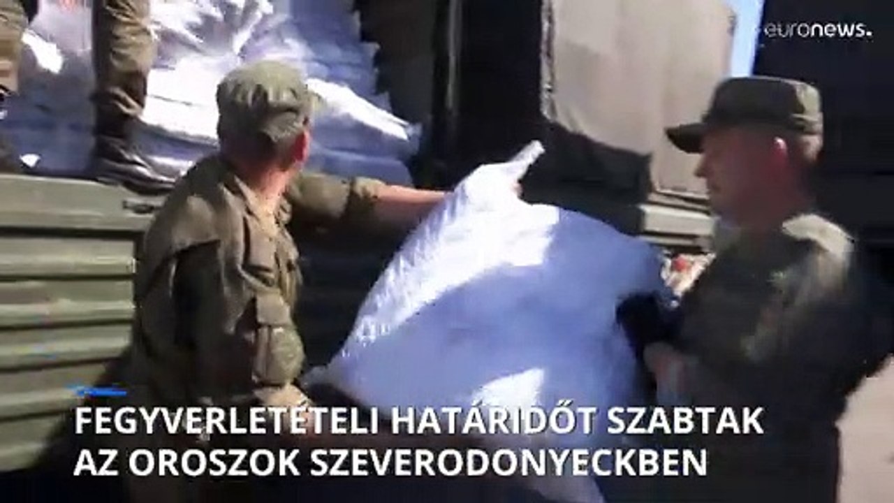 Fegyverletételi határidőt szabott a szeverodonyecki ukrán katonáknak az orosz hadsereg