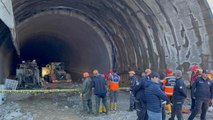 Tüneli sel bastı; mahsur kalan 3 işçi kurtarıldı