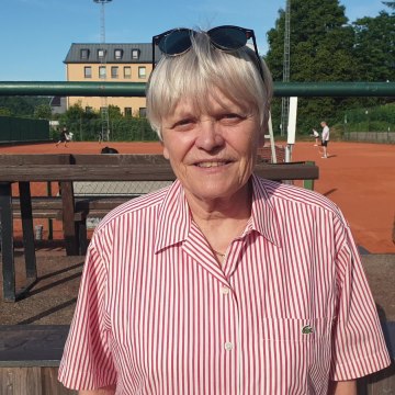 Michèle Gurdal, ancienne pro de tennis, à Spa