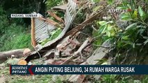 Puting Beliung Terjang Permukiman di Tanah Datar Sumatera Barat, 34 Rumah Warga Rusak
