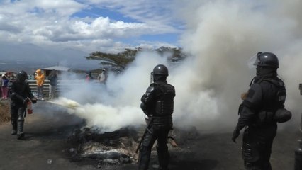 Gobierno de Ecuador reitera que no se puede paralizar el país por las protestas violentas