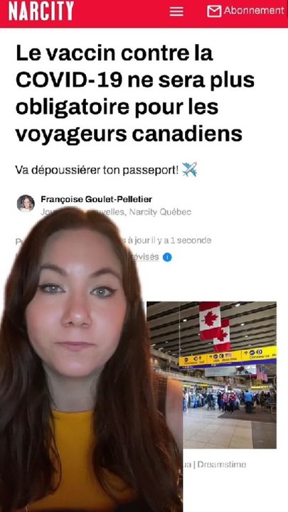Le vaccin contre la COVID-19 ne sera plus obligatoire pour les voyageurs canadiens