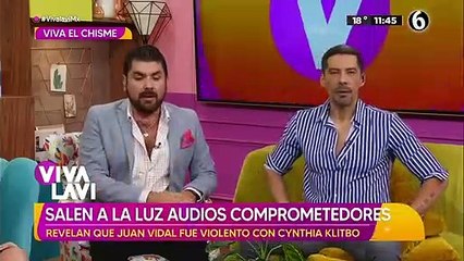 Salen a luz comprometedores audios de Juan Vidal que revelan violencia a Cynthia Klitbo
