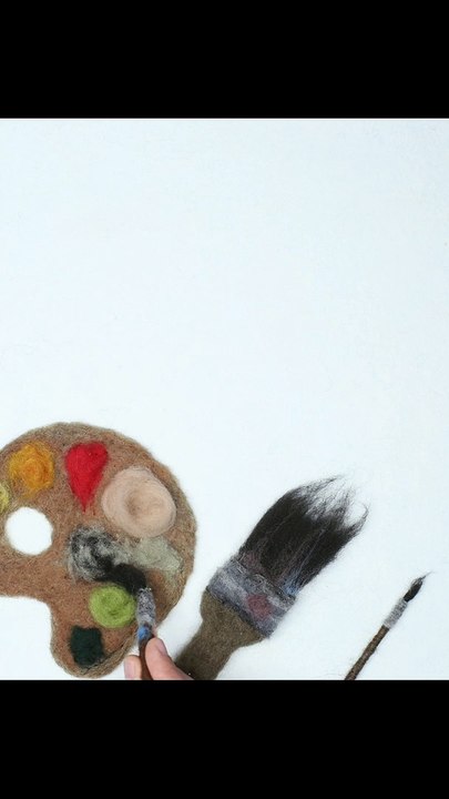 الرسم والإبداع بالصوف لوحه فنيه ف قمه العظمه ♥️ | Drawing and creativity with wool