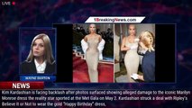 Kim Kardashian Accused of Damaging Marilyn Monroe Dress Worn at Met Gala - 1breakingnews.com