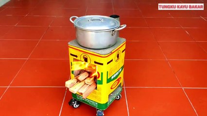 Tungku kayu bakar 27 || How to make firewood stove