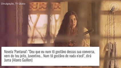 Novela 'Pantanal': após se sentir atraída por José Lucas, Juma vai atirar em Jove