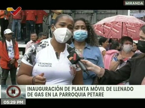 Miranda | Inauguran planta móvil de llenado de gas en el sector San José de la parroquia Petare