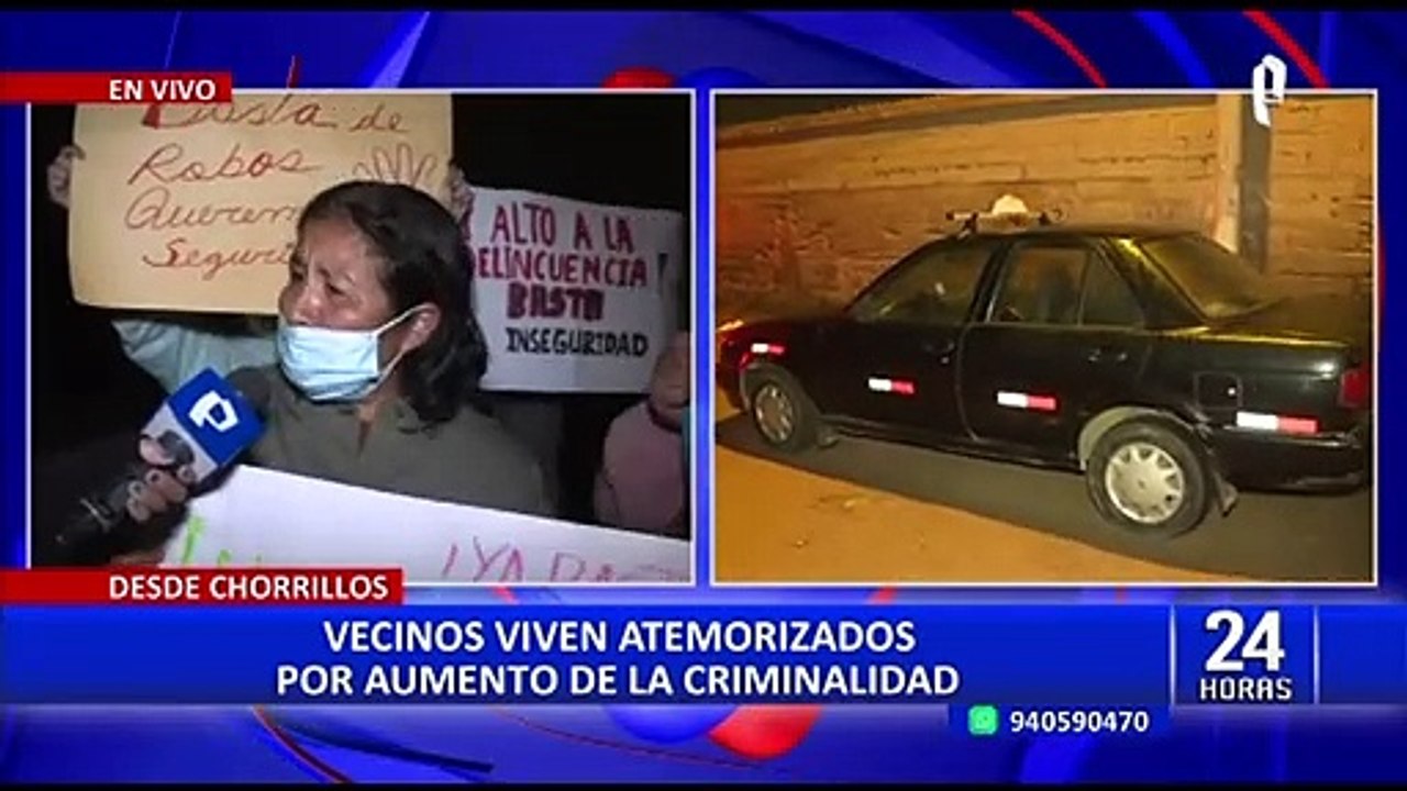 Chorrillos: vecinos denuncian que falta de pist...