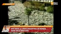 Hoy hace 40 años Argentina se rendía ante Gran Bretaña