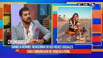 Daniela Berriel reacciona a comunicado de Gonzalo Peña