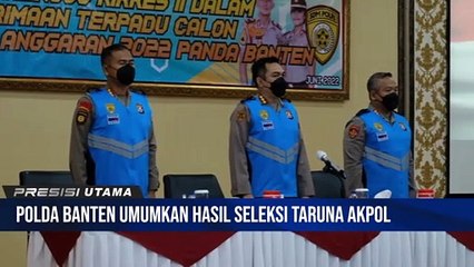 Umumkan Hasil Seleksi Taruna Akpol, Polda Banten Gelar Sidang Terbuka
