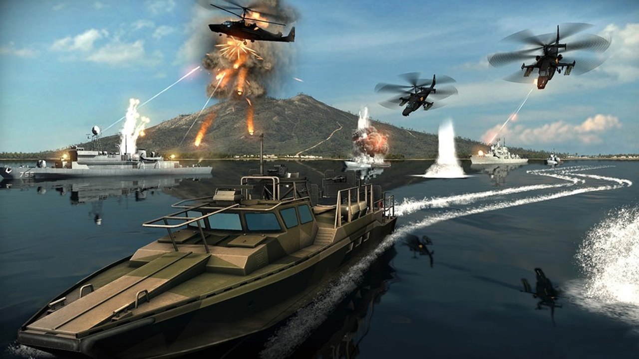 Wargame: red dragon - test-video zum seeschlacht-standalone-addon