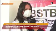 Quiénes pueden donar sangre y qué deben tener en cuenta