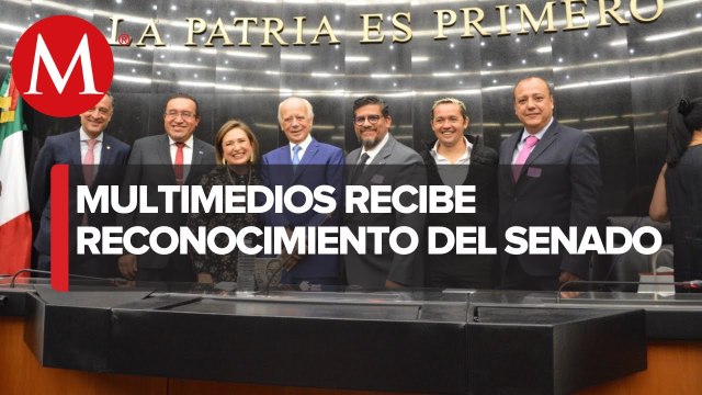 Senado entrega reconocimiento a Grupo Multimedios