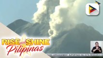 Bulkang Bulusan, patuloy ang pagbuga ng usok; 69 volcanic earthquakes, naitala