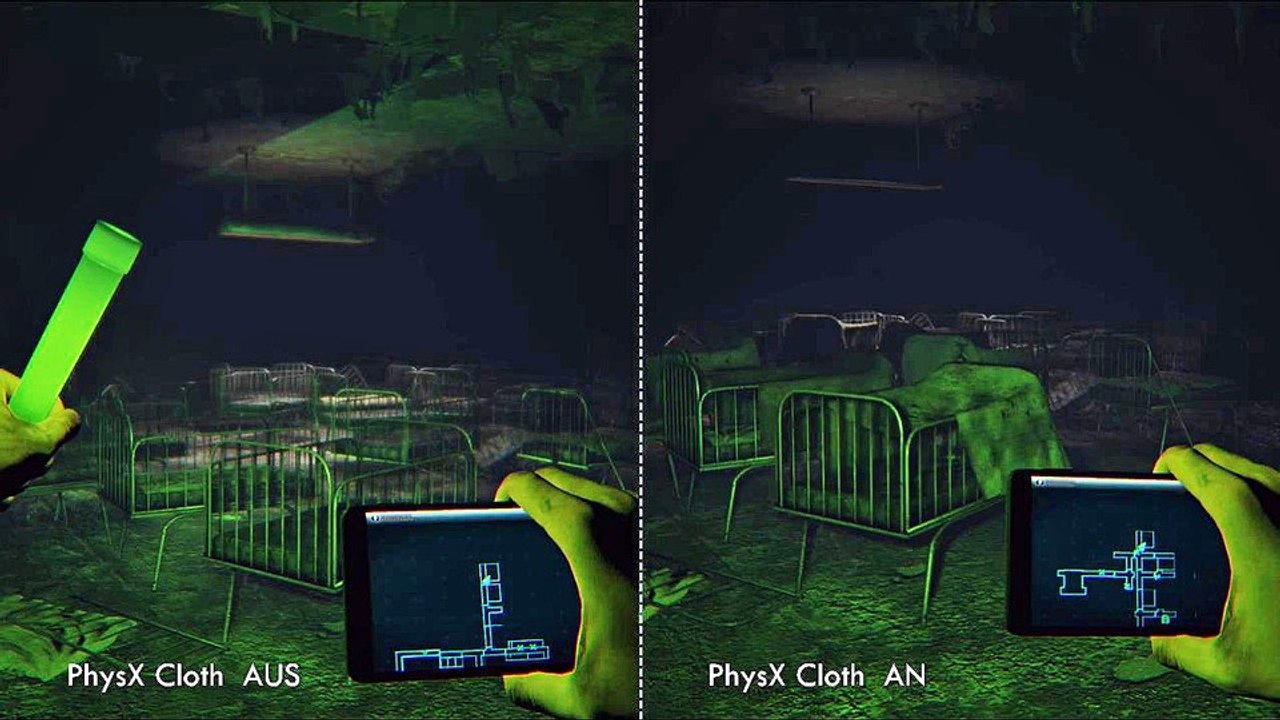 Daylight - Vergleichs-Video: Daylight mit und ohne PhysX