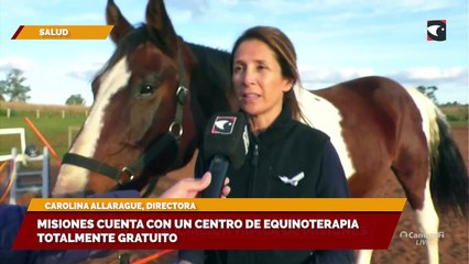 Misiones cuenta con un centro de equinoterapia totalmente gratuito