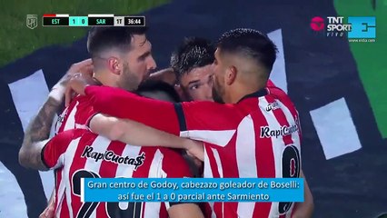 Cabezazo matador: así fue el gol de Boselli ara abrir el marcador pincha