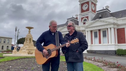 Rodney Vincent and Lucky Starr at the Ararat stop of their latest tour