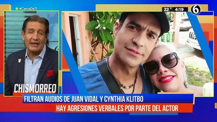 Filtran audios de Juan Vidal agrediendo a Cynthia Klitbo