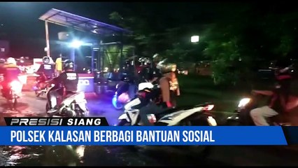 Polsek Kalasan dan Komunitas STAK Tlusupan Berbagi Nasi