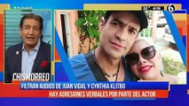 Filtran audios de Juan Vidal agrediendo a Cynthia Klitbo